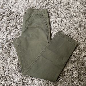 Gap olive chino pants